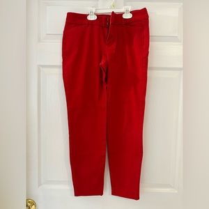 Old Navy Pixie Pant Red 6R